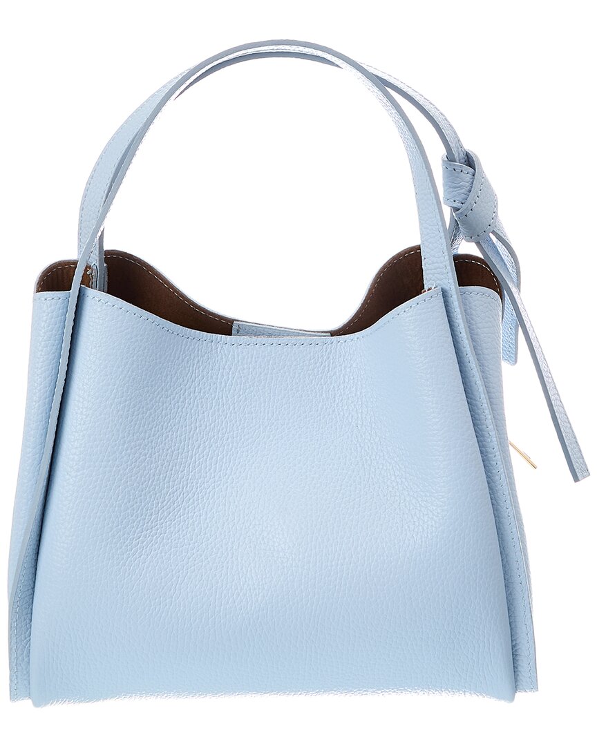 Italian Leather Athena Leather Top Handle Bag
