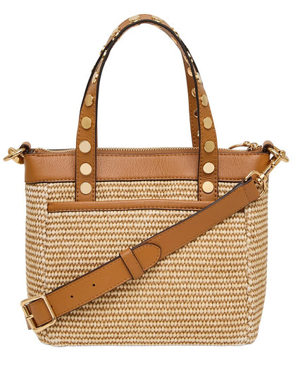Aimee Kestenberg Jagger Raffia & Leather Mini Tote
