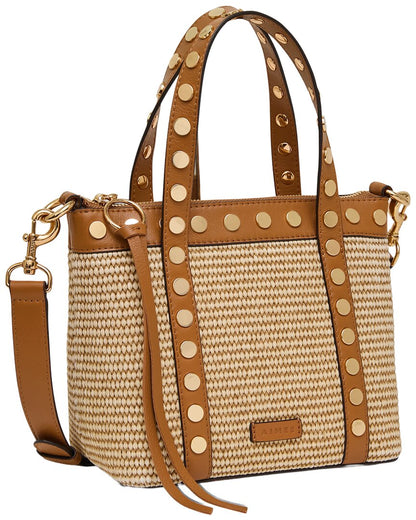 Aimee Kestenberg Jagger Raffia & Leather Mini Tote