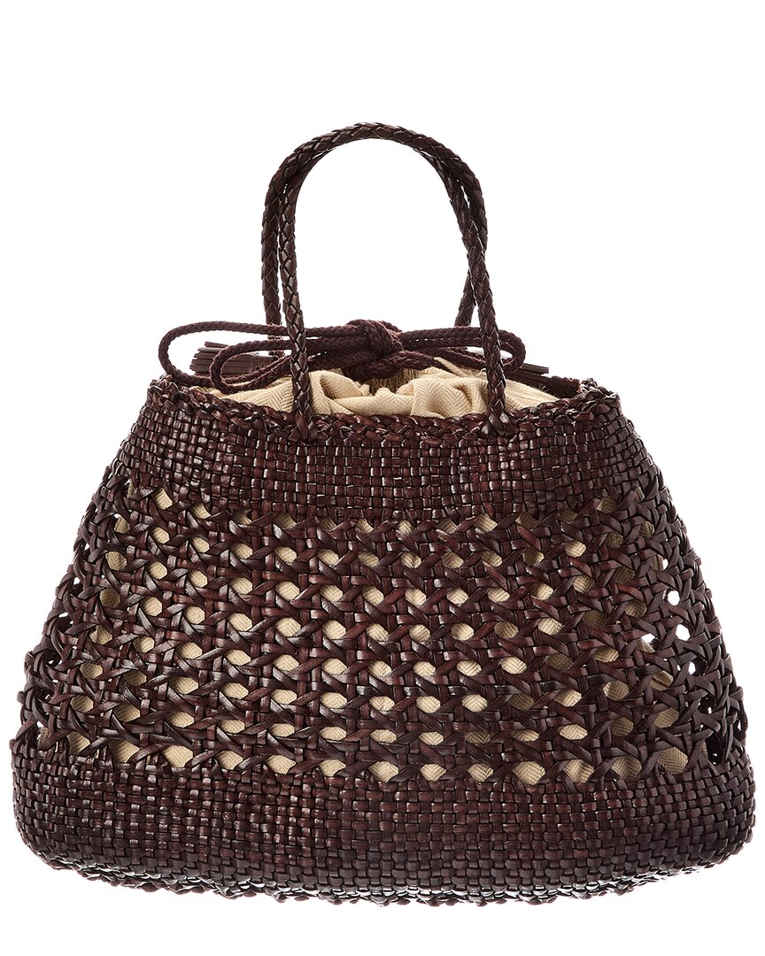 Dragon Diffusion Santa Cano Leather Top Handle Bag