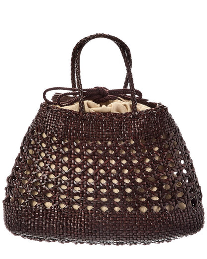 Dragon Diffusion Santa Cano Leather Top Handle Bag