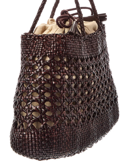 Dragon Diffusion Santa Cano Leather Top Handle Bag