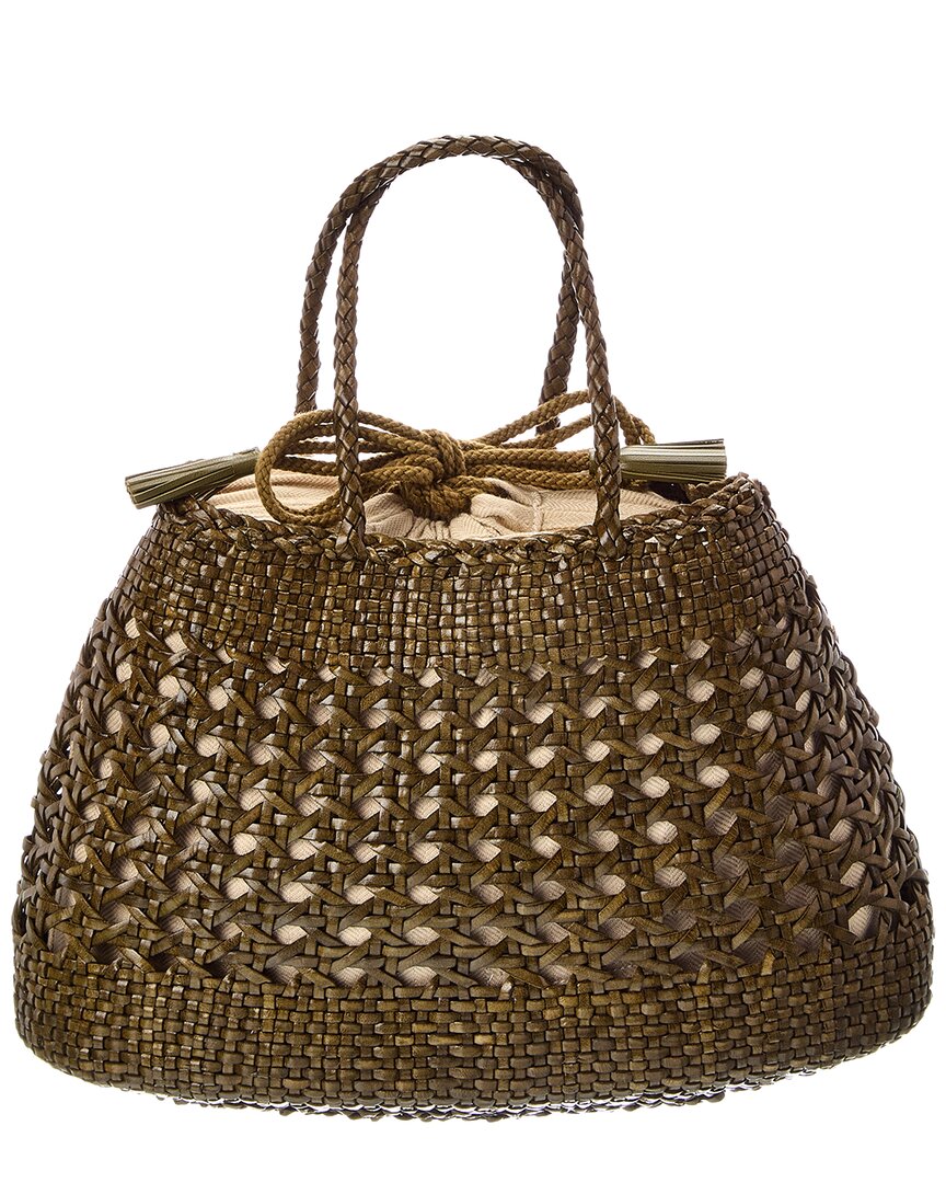 Dragon Diffusion Santa Cano Leather Top Handle Bag