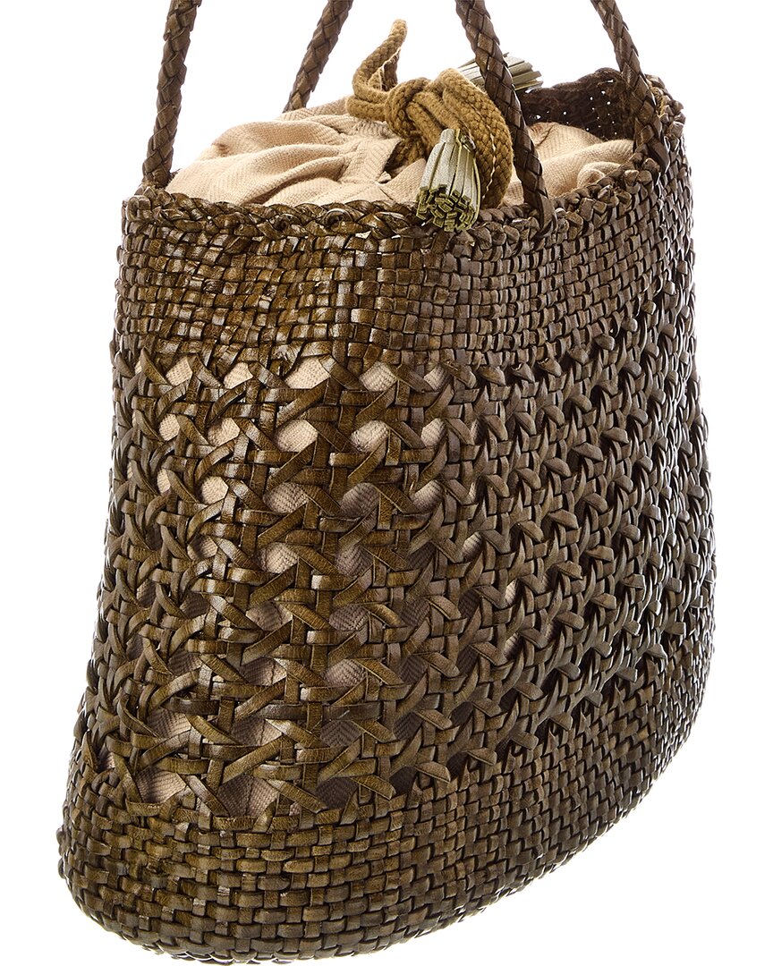 Dragon Diffusion Santa Cano Leather Top Handle Bag