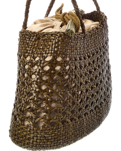 Dragon Diffusion Santa Cano Leather Top Handle Bag