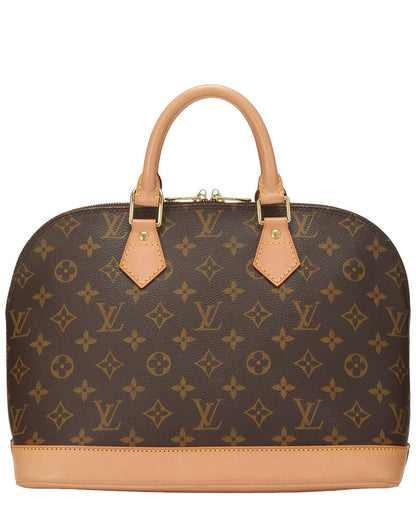 Louis Vuitton Brown Monogram Canvas Alma Pm (   )