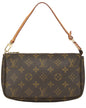 Louis Vuitton Brown Monogram Canvas Pochette Accessoires (   )