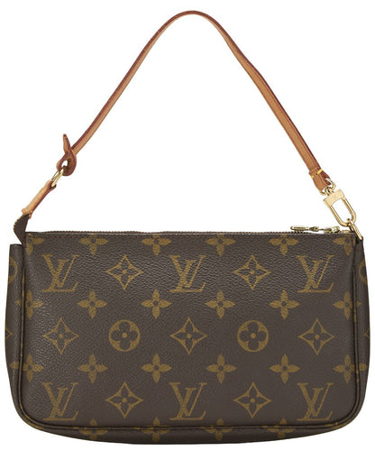 Louis Vuitton Brown Monogram Canvas Pochette Accessoires (   )