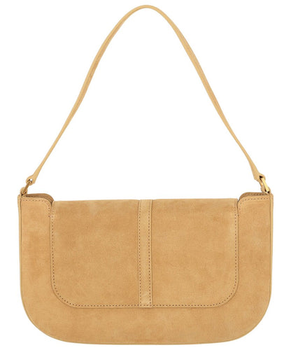 By Far Miranda Suede Leather Shoulder Bag