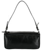 By Far Eva Creased Leather Shoulder Bag
