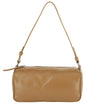 By Far Eva Creased Leather Shoulder Bag