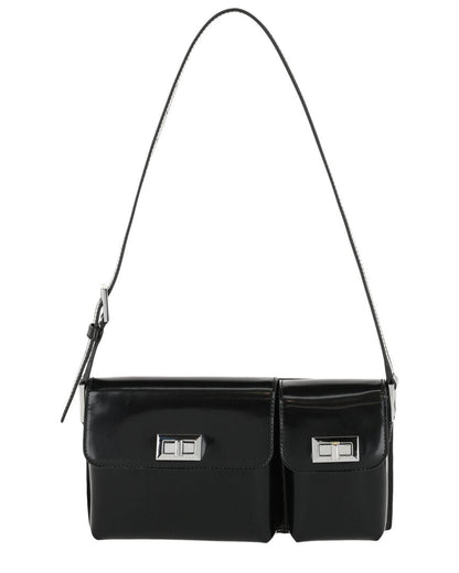 By Far Billy Patent Shoulder Bag