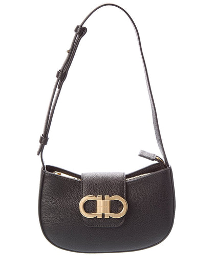 Ferragamo Gabry Leather Shoulder Bag