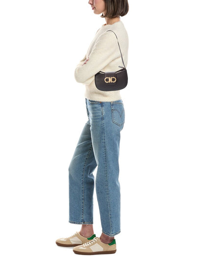 Ferragamo Gabry Leather Shoulder Bag