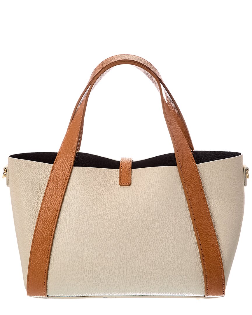 Italian Leather Cleo Leather Top Handle Bag
