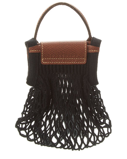 Longchamp Le Pliage Filet Extra Small Mesh Handle Bag With Strap