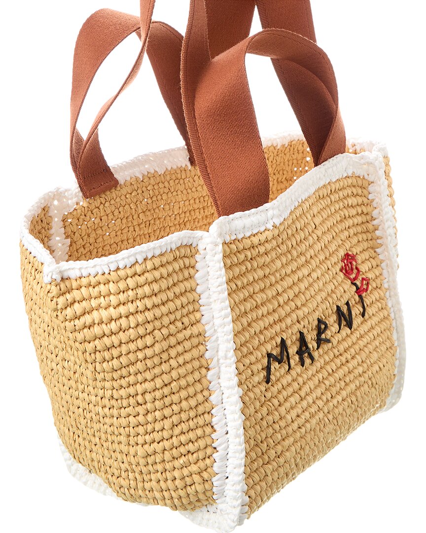Marni Macrame Sillo Small Shopper Tote