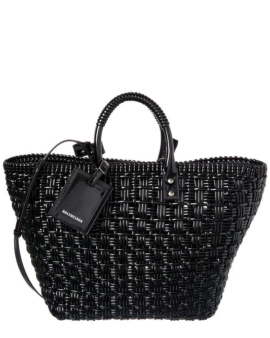 Balenciaga Bistro S Basket Tote Black ONE SIZE