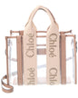 Chloé Woody Small Vinyl & Leather Tote
