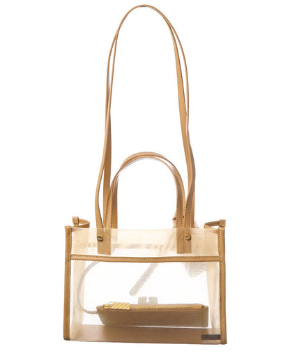 Off-White™ Boxy Small Mesh & Leather Tote