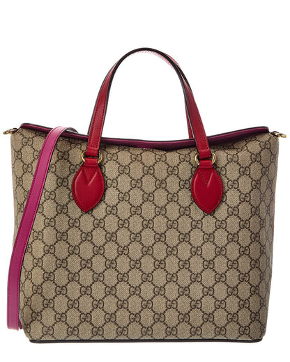 Gucci Multicolor Gg Embossed Coated Canvas Tote (   )