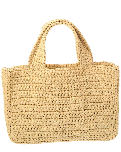 Valentino Viva Small Raffia Tote