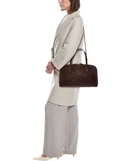Toteme Medium Suede Shoulder Bag