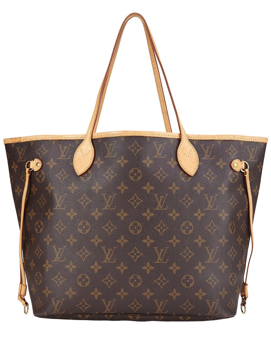 Louis Vuitton Brown Monogram Canvas Neverfull Mm (   )