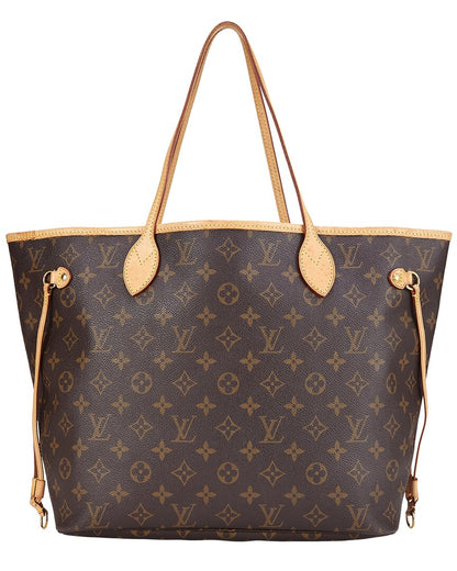 Louis Vuitton Brown Monogram Canvas Neverfull Mm (   )