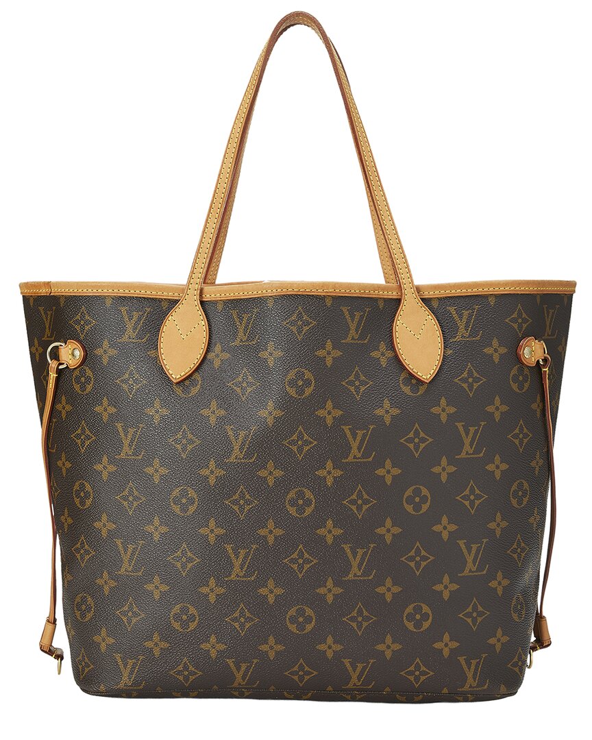 Louis Vuitton Brown Monogram Canvas Neverfull Mm (   )
