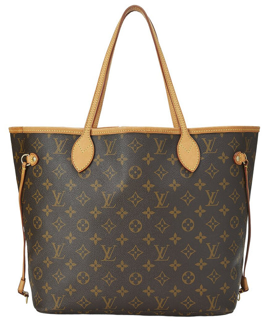Louis Vuitton Brown Monogram Canvas Neverfull Mm (   )