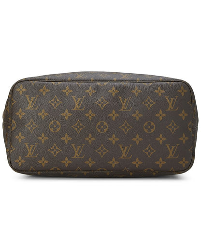 Louis Vuitton Brown Monogram Canvas Neverfull Mm (   )