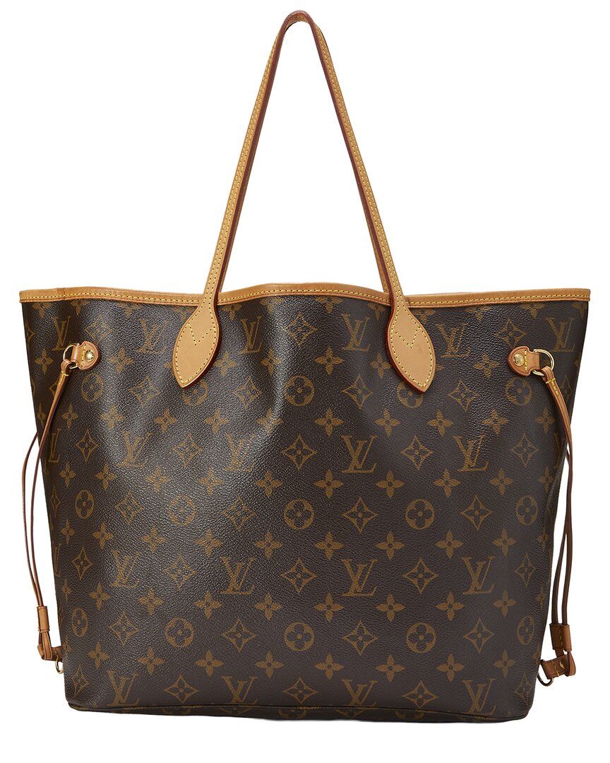 Louis Vuitton Brown Monogram Canvas Neverfull Mm (   )