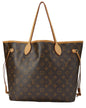Louis Vuitton Brown Monogram Canvas Neverfull Mm (   )