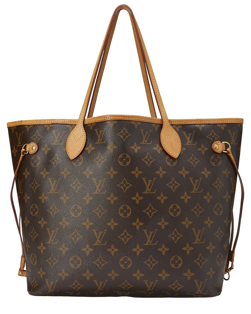 Louis Vuitton Brown Monogram Canvas Neverfull Mm (   )