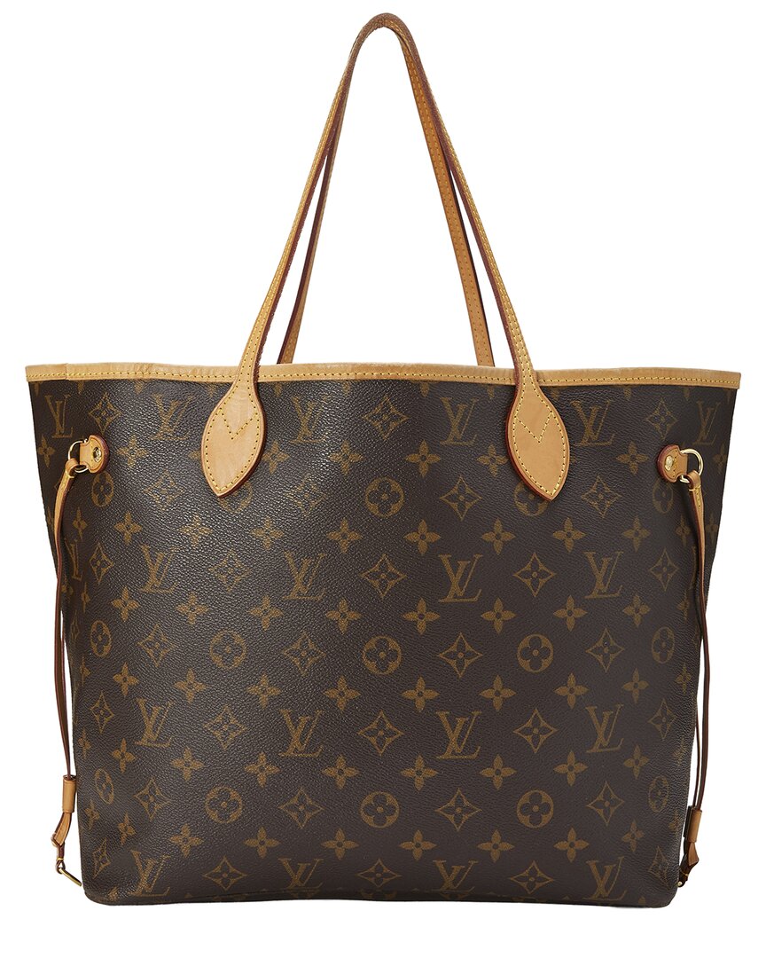Louis Vuitton Brown Monogram Canvas Neverfull Mm (   )
