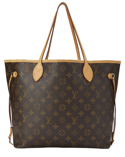 Louis Vuitton Brown Monogram Canvas Neverfull Mm (   )