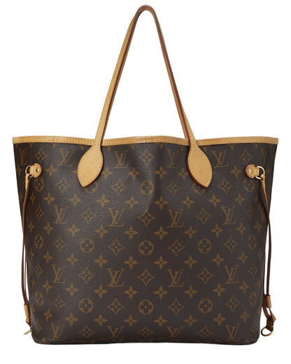 Louis Vuitton Brown Monogram Canvas Neverfull Mm (   )