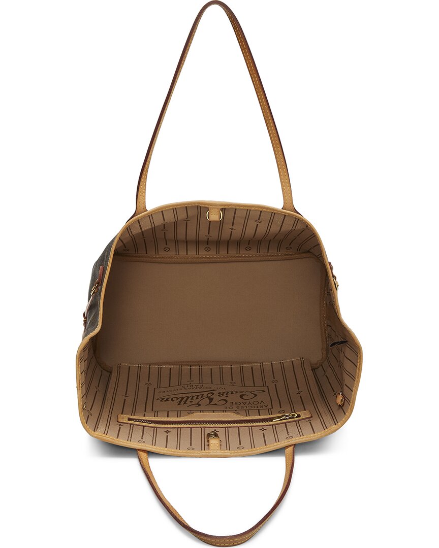 Louis Vuitton Brown Monogram Canvas Neverfull Mm (   )