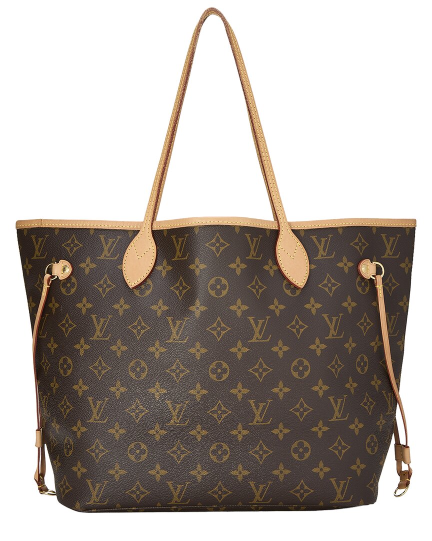 Louis Vuitton Brown Monogram Canvas Neverfull Mm (   )