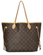 Louis Vuitton Brown Monogram Canvas Neverfull Mm (   )