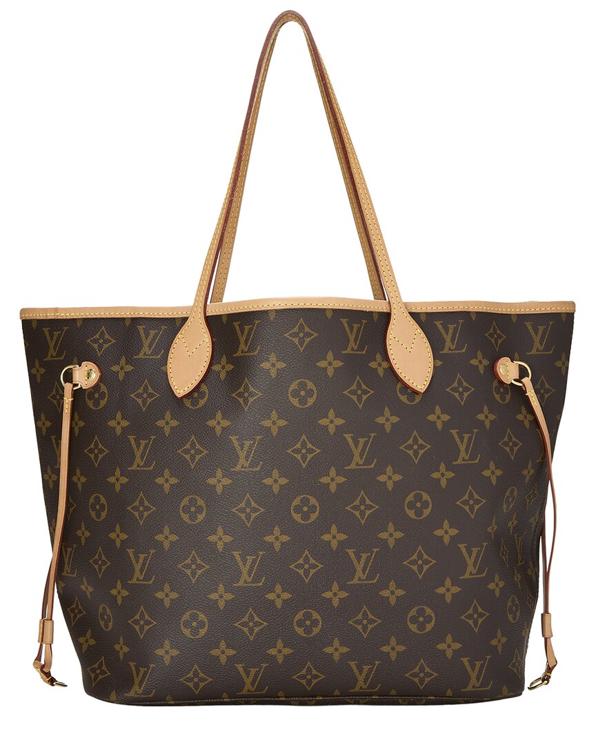Louis Vuitton Brown Monogram Canvas Neverfull Mm (   )