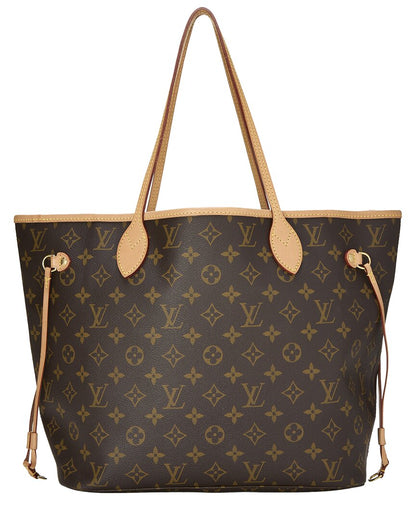 Louis Vuitton Brown Monogram Canvas Neverfull Mm (   )