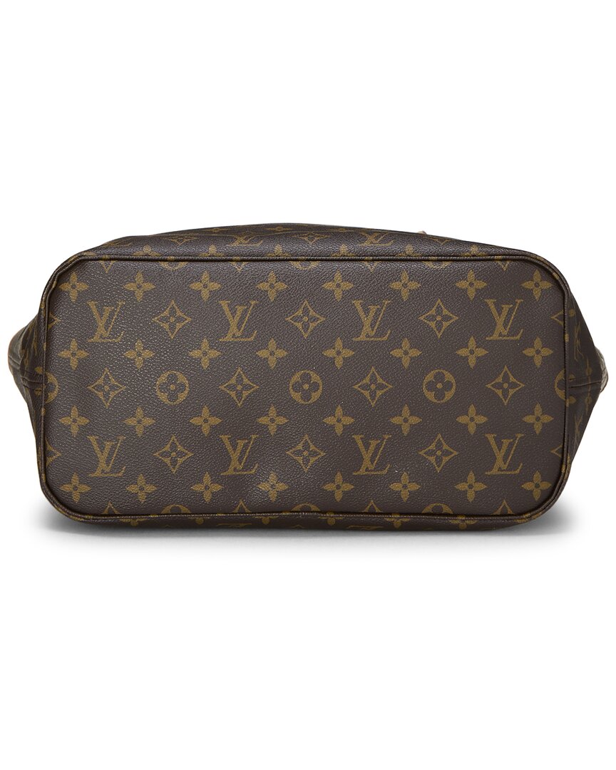 Louis Vuitton Brown Monogram Canvas Neverfull Mm (   )