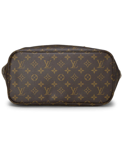 Louis Vuitton Brown Monogram Canvas Neverfull Mm (   )