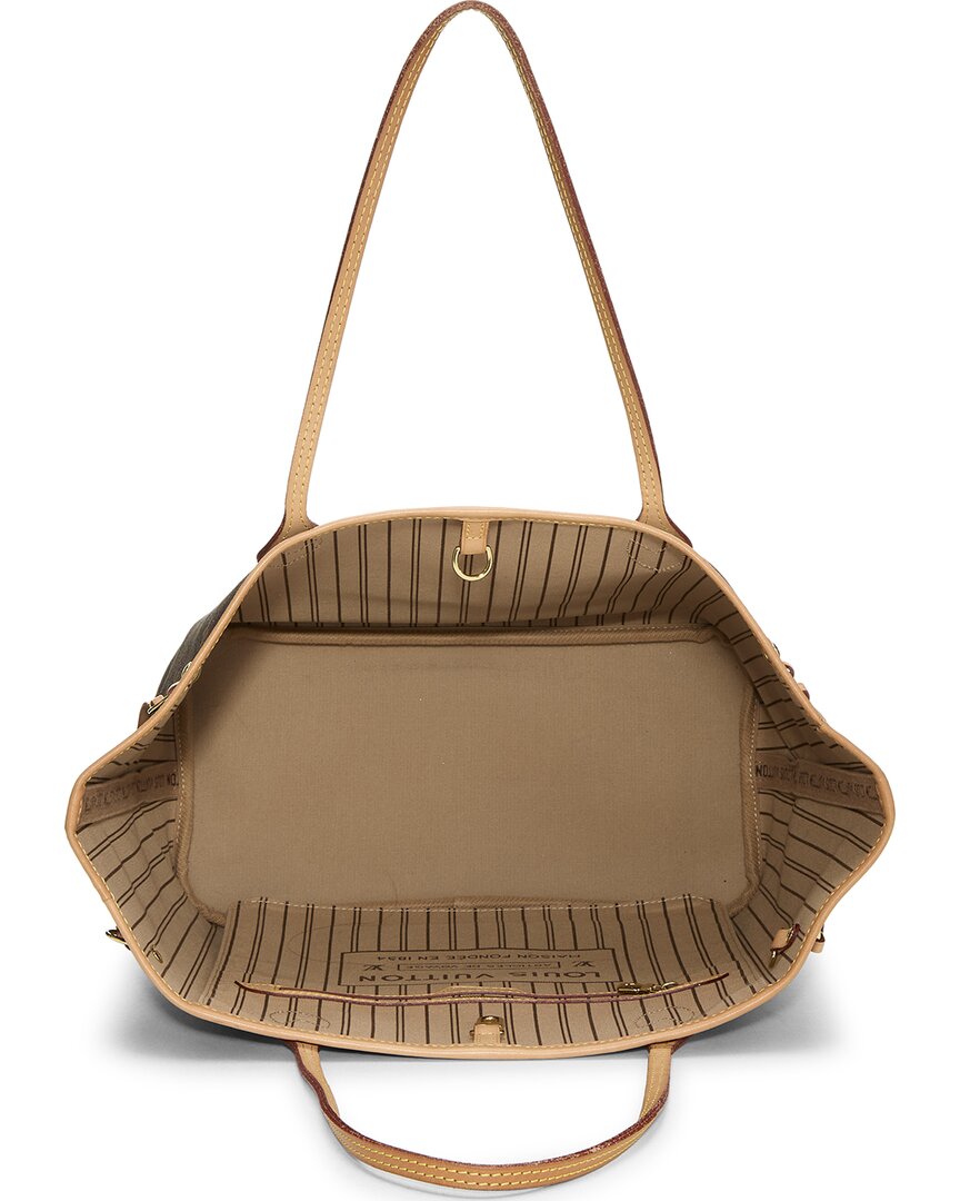 Louis Vuitton Brown Monogram Canvas Neverfull Mm (   )