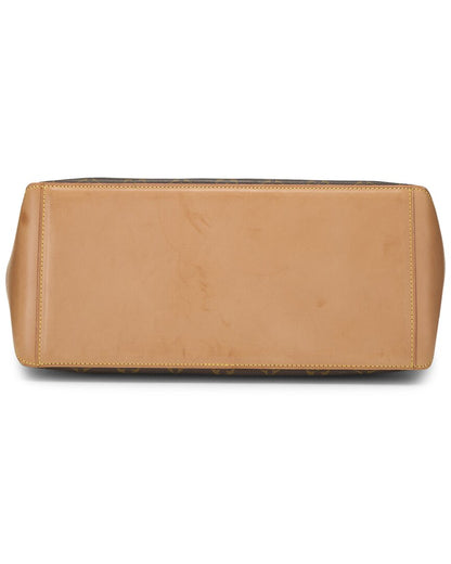Louis Vuitton Brown Monogram Canvas Cabas Mezzo (   )