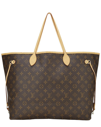 Louis Vuitton Brown Monogram Canvas Neverfull Gm (   )