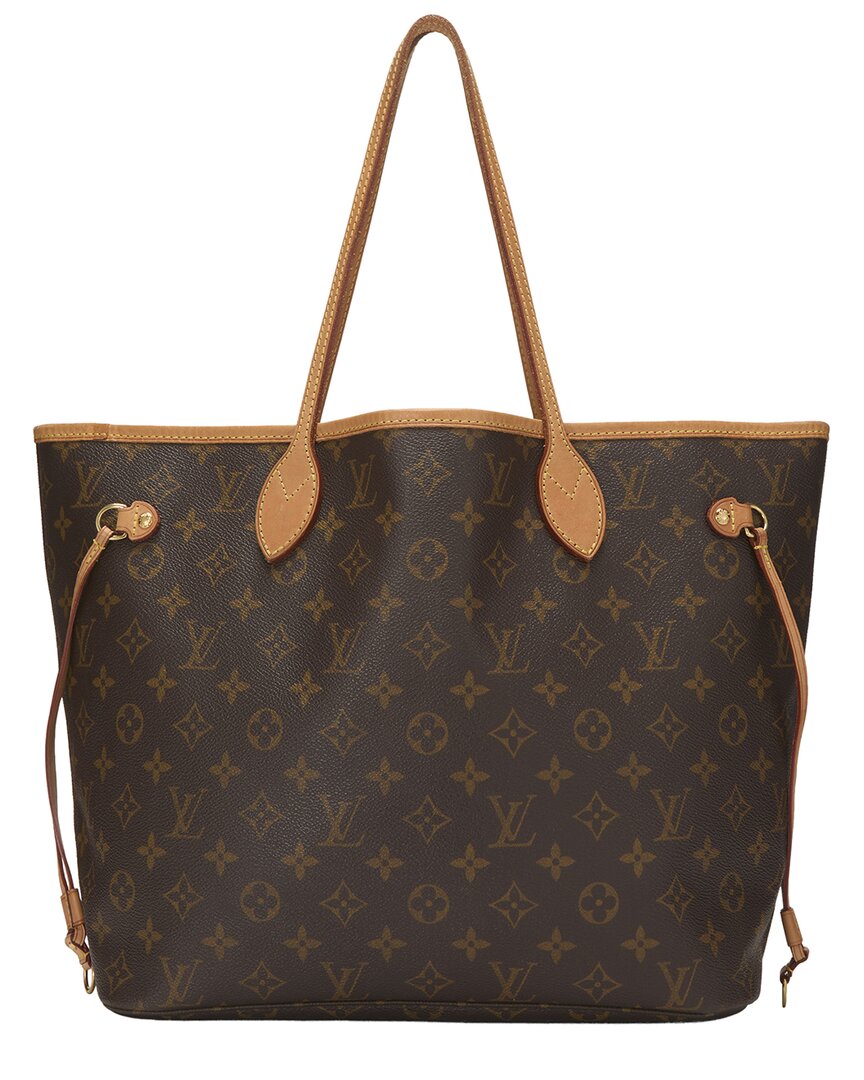 Louis Vuitton Brown Monogram Canvas Neverfull Mm (   )