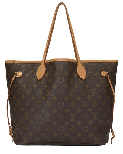 Louis Vuitton Brown Monogram Canvas Neverfull Mm (   )